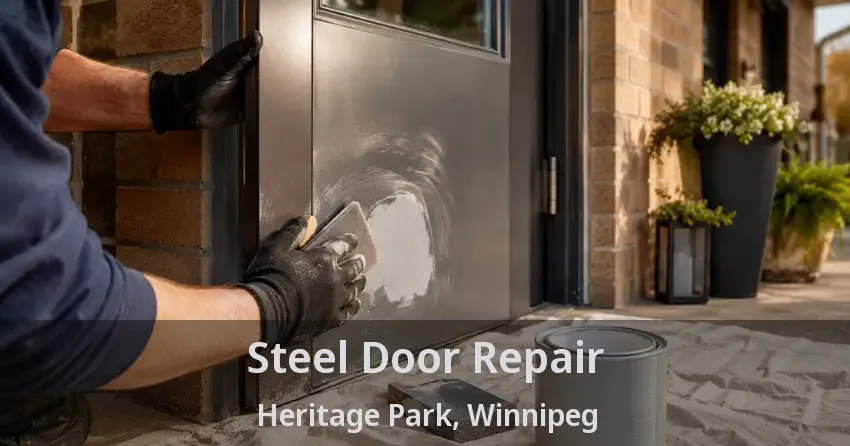 Steel Door Repair Heritage Park, Winnipeg - MB
