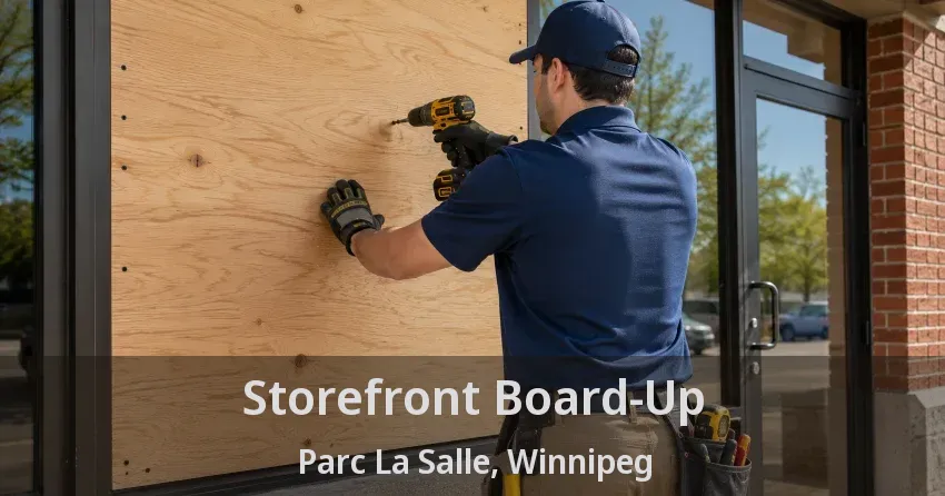 Storefront Board-Up Parc La Salle, Winnipeg - MB