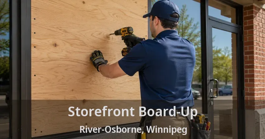 Storefront Board-Up River-Osborne, Winnipeg - MB