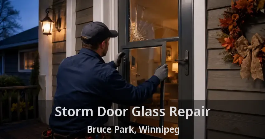 Storm Door Glass Repair Bruce Park, Winnipeg - MB