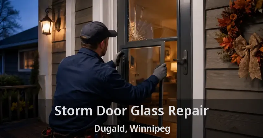 Storm Door Glass Repair Dugald, Winnipeg - MB