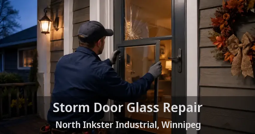 Storm Door Glass Repair North Inkster Industrial, Winnipeg - MB