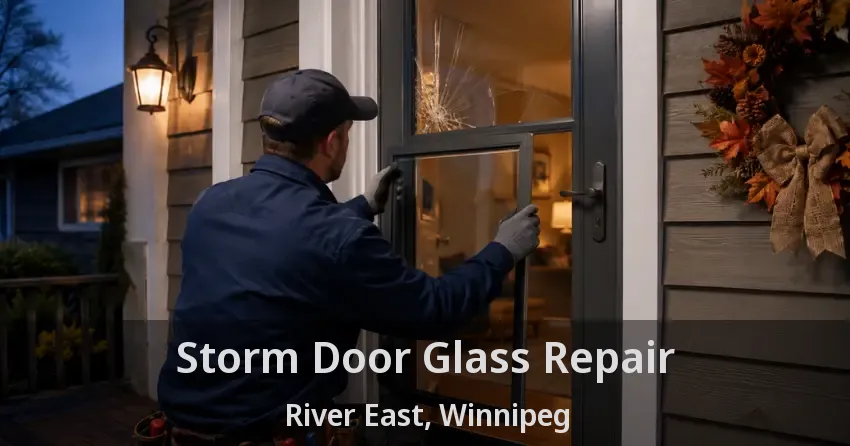 Storm Door Glass Repair River East, Winnipeg - MB