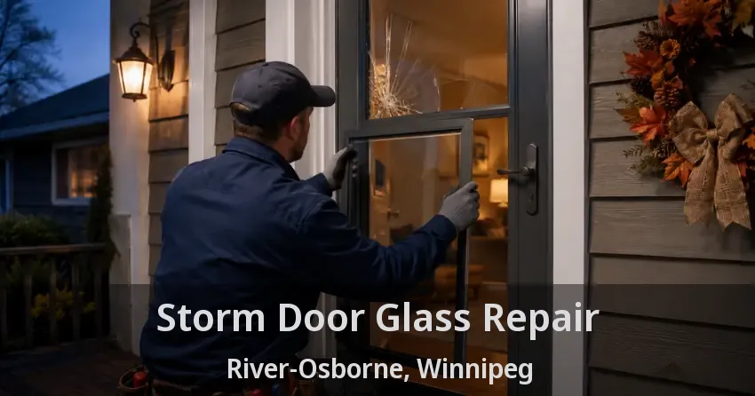 Storm Door Glass Repair River-Osborne, Winnipeg - MB