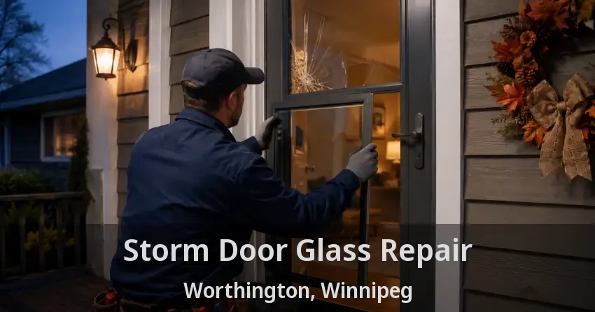 Storm Door Glass Repair Worthington, Winnipeg - MB