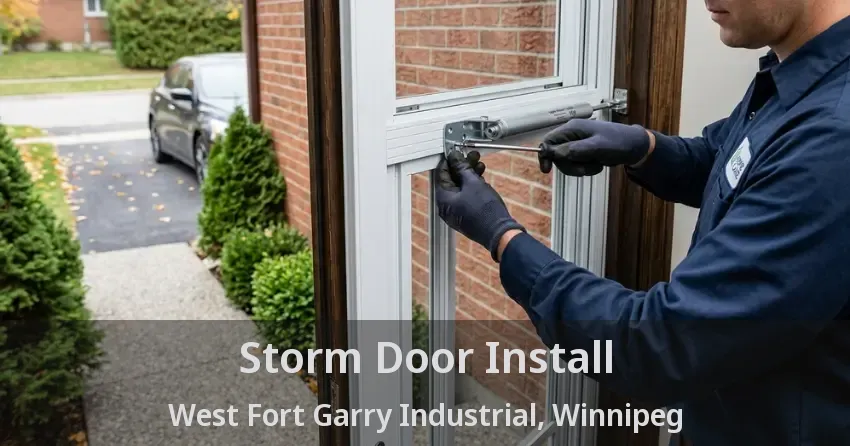 Storm Door Install West Fort Garry Industrial, Winnipeg - MB