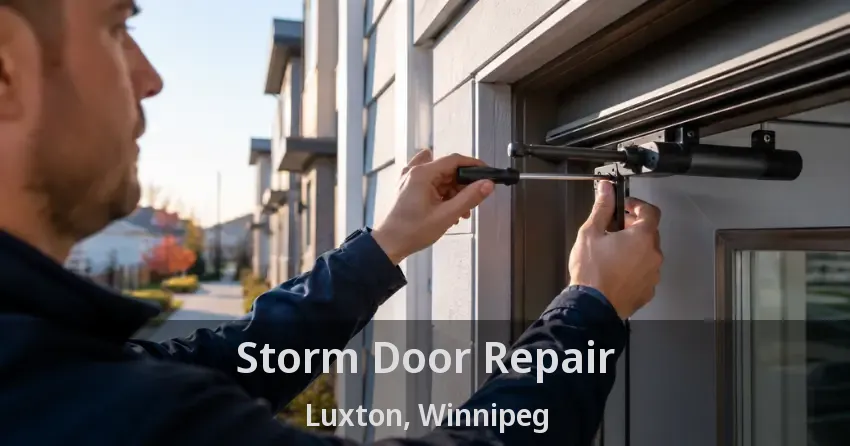 Storm Door Repair Luxton, Winnipeg - MB