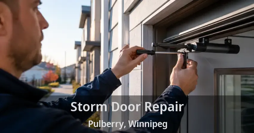 Storm Door Repair Pulberry, Winnipeg - MB