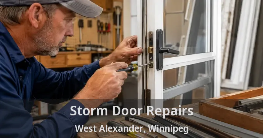 Storm Door Repairs West Alexander, Winnipeg - MB