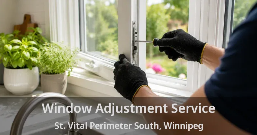 Window Adjustment Service St. Vital Perimeter South, Winnipeg - MB
