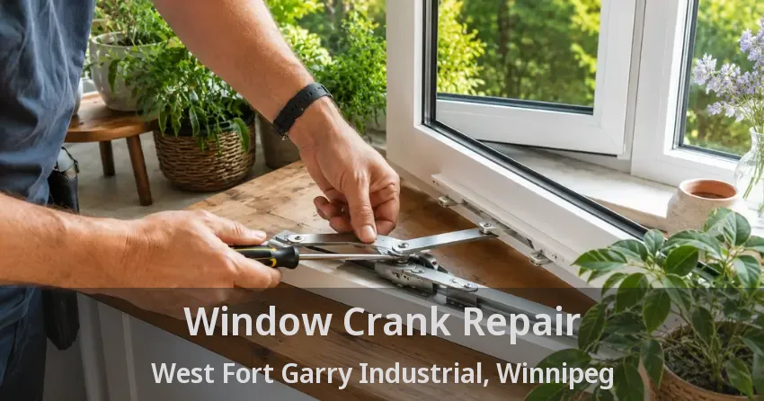 Window Crank Repair West Fort Garry Industrial, Winnipeg - MB