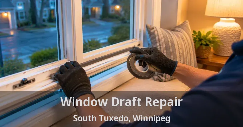 Window Draft Repair South Tuxedo, Winnipeg - MB