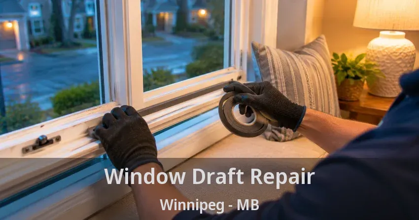 Window Draft Repair Winnipeg - MB
