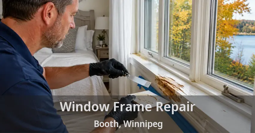 Window Frame Repair Booth, Winnipeg - MB