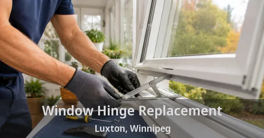 Window Hinge Replacement Luxton, Winnipeg - MB