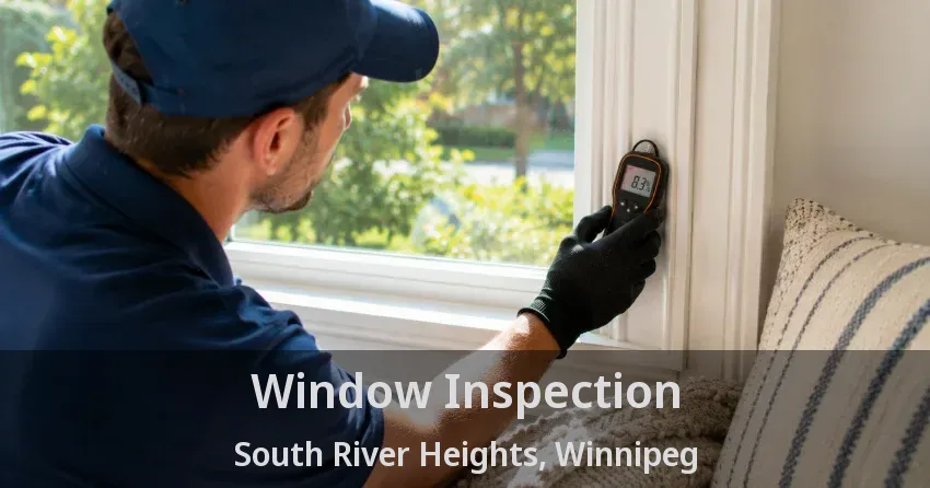 Window Inspection South River Heights, Winnipeg - MB