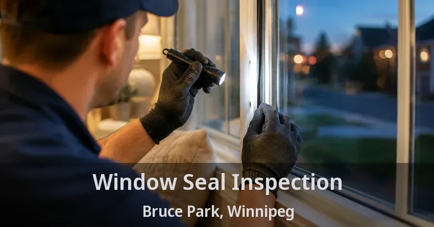 Window Seal Inspection Bruce Park, Winnipeg - MB