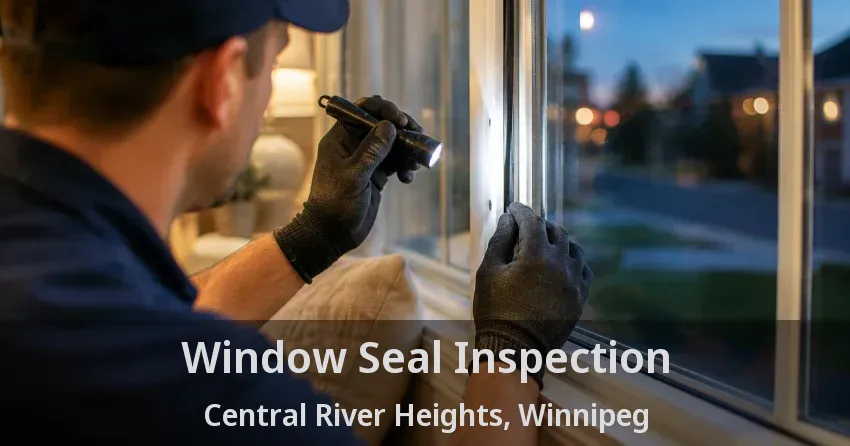 Window Seal Inspection Central River Heights, Winnipeg - MB