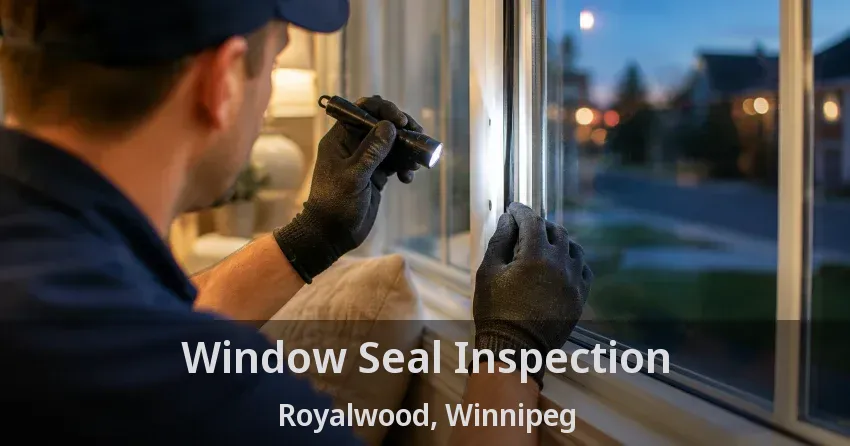 Window Seal Inspection Royalwood, Winnipeg - MB