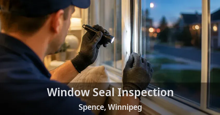 Window Seal Inspection Spence, Winnipeg - MB