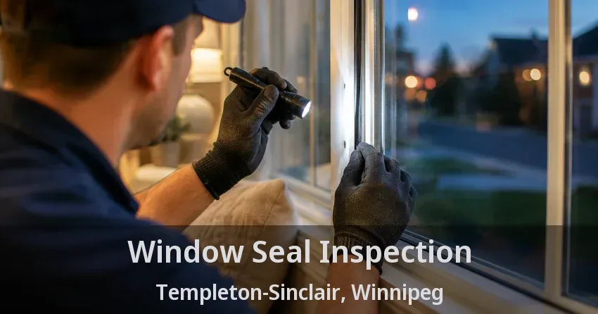 Window Seal Inspection Templeton-Sinclair, Winnipeg - MB