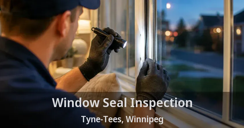 Window Seal Inspection Tyne-Tees, Winnipeg - MB