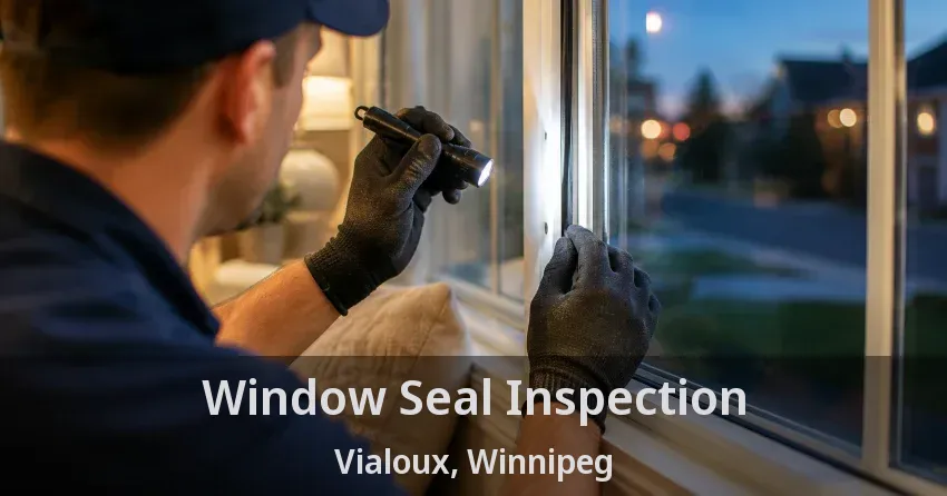 Window Seal Inspection Vialoux, Winnipeg - MB