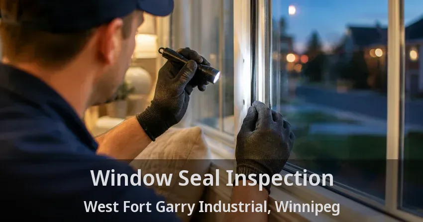 Window Seal Inspection West Fort Garry Industrial, Winnipeg - MB
