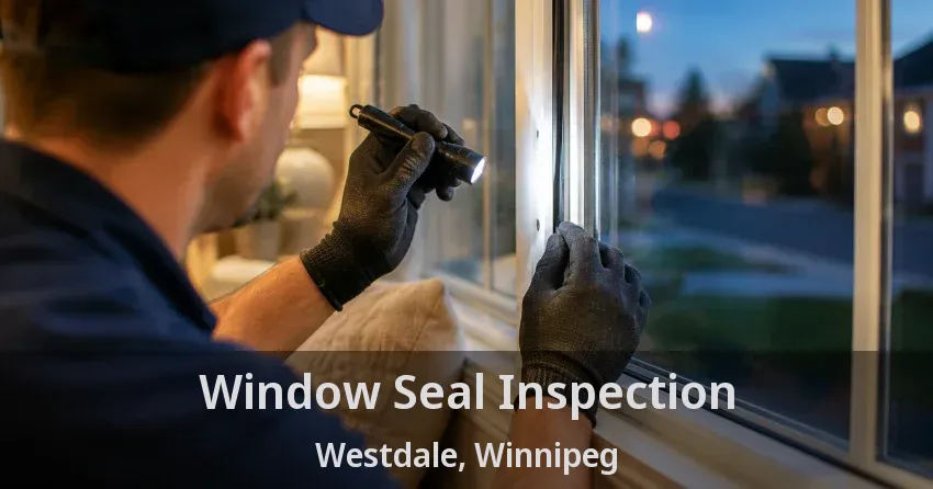 Window Seal Inspection Westdale, Winnipeg - MB