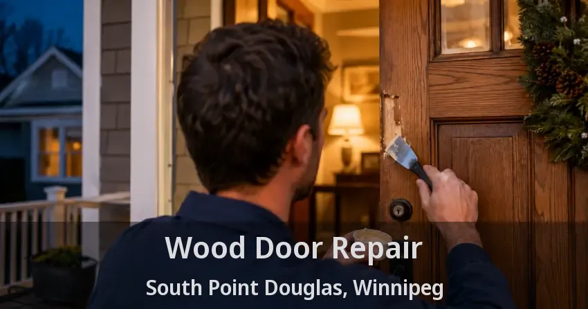 Wood Door Repair South Point Douglas, Winnipeg - MB