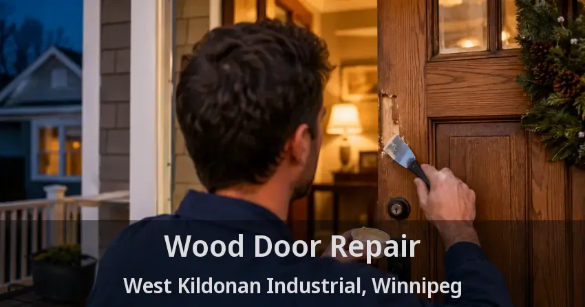 Wood Door Repair West Kildonan Industrial, Winnipeg - MB