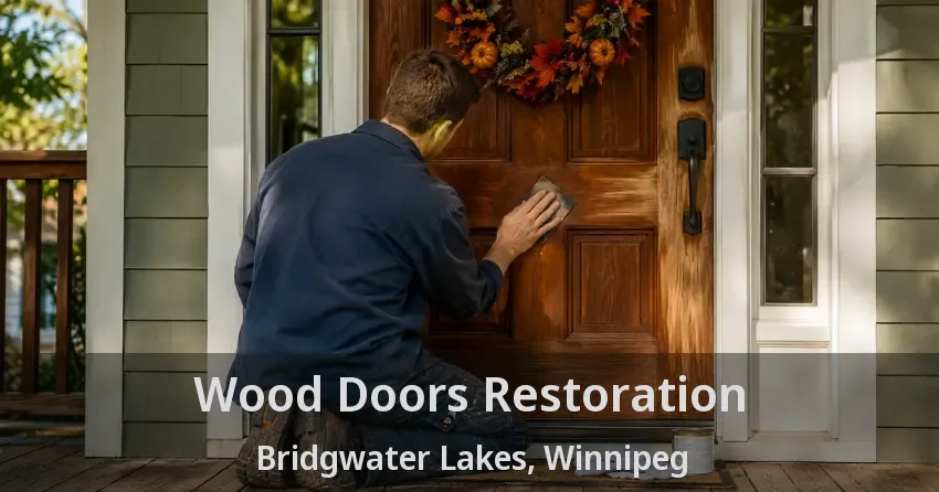 Wood Doors Restoration Bridgwater Lakes, Winnipeg - MB