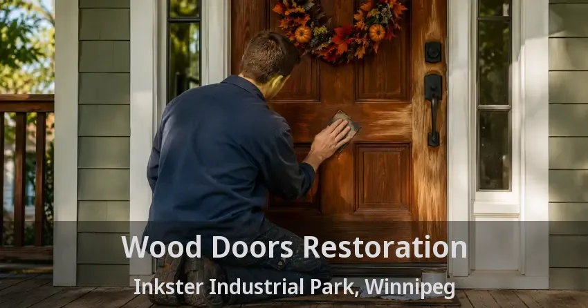 Wood Doors Restoration Inkster Industrial Park, Winnipeg - MB