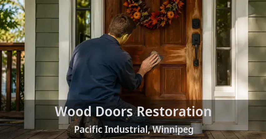 Wood Doors Restoration Pacific Industrial, Winnipeg - MB