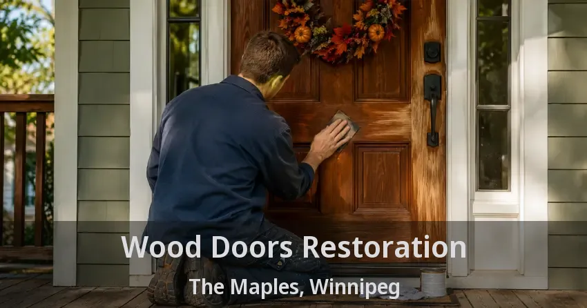Wood Doors Restoration The Maples, Winnipeg - MB