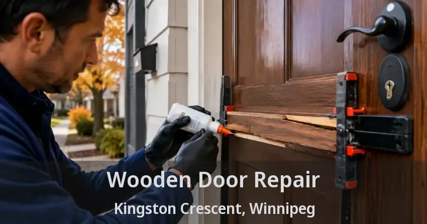 Wooden Door Repair Kingston Crescent, Winnipeg - MB