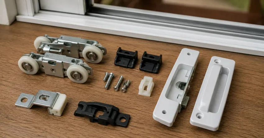sliding door broken Winnipeg roller and track inspection