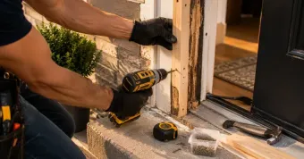 Damaged Door Frame Repair